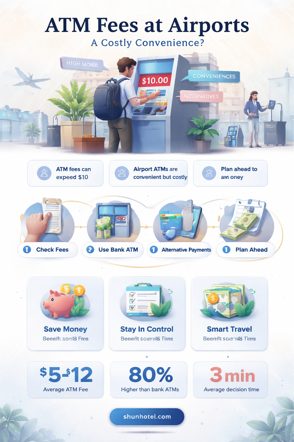 are atms at airports more expensive