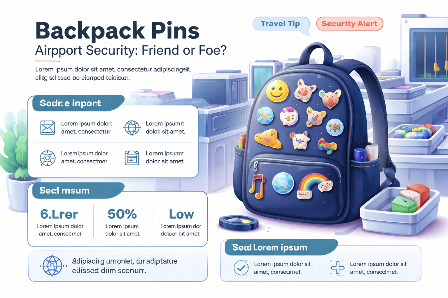 are backpack pins allowed in airports