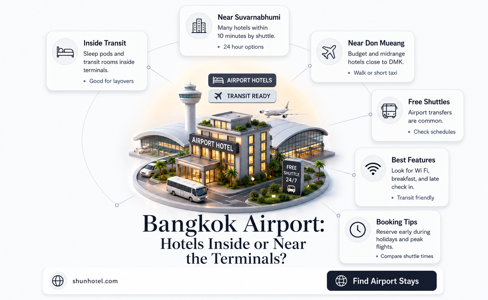 are there hotels in bangkok airport