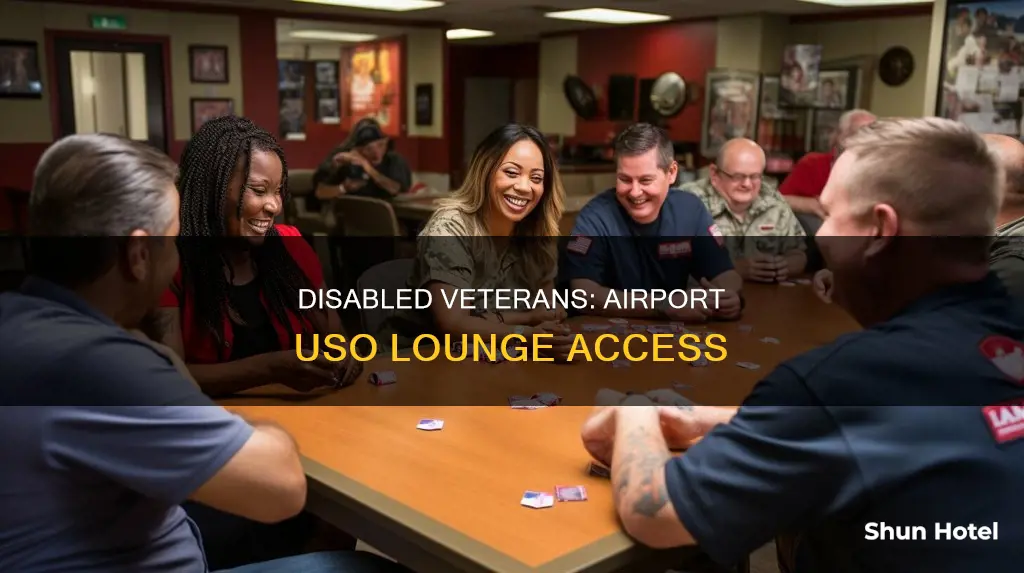 can 100 disabled veterans use the uso at airports