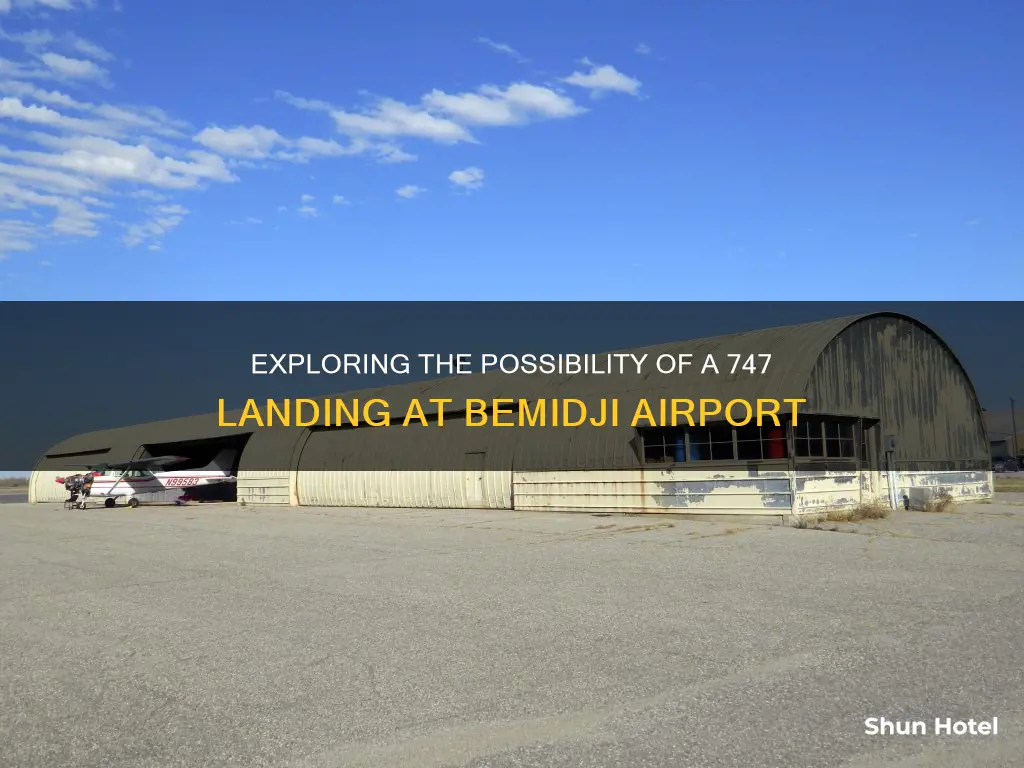 can a 747 land at bemidji airport