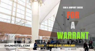 How Airports Can Check for Warrants