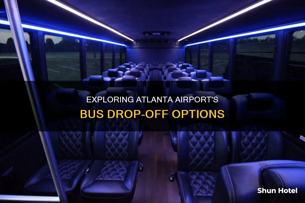 can a bus drop off at atlanta airport