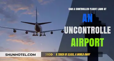 How Controlled Flights Land at Uncontrolled Airports