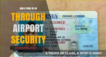 Airport Security: Can Fake IDs Fool the System?