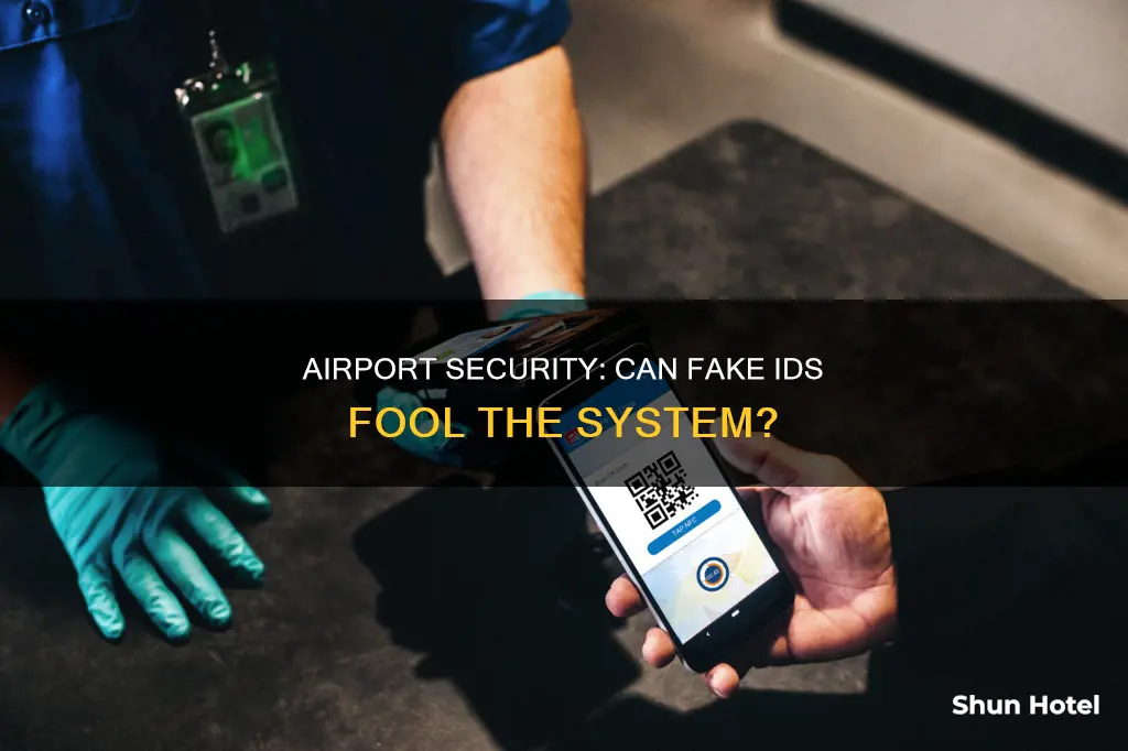can a fake id go through airport security