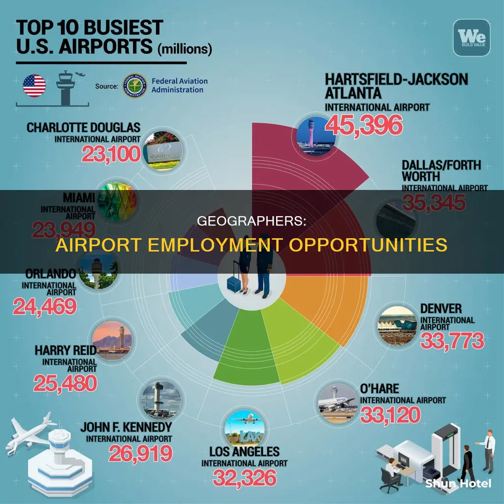 can a geographer work in an airport