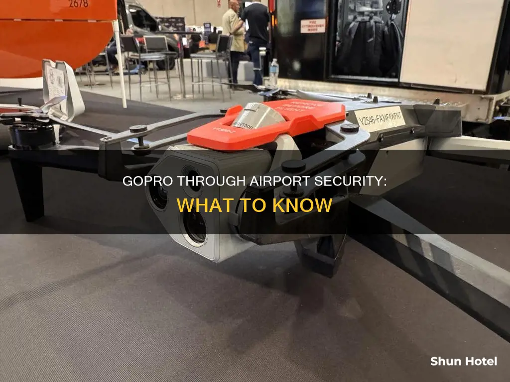 can a gopro go through airport security
