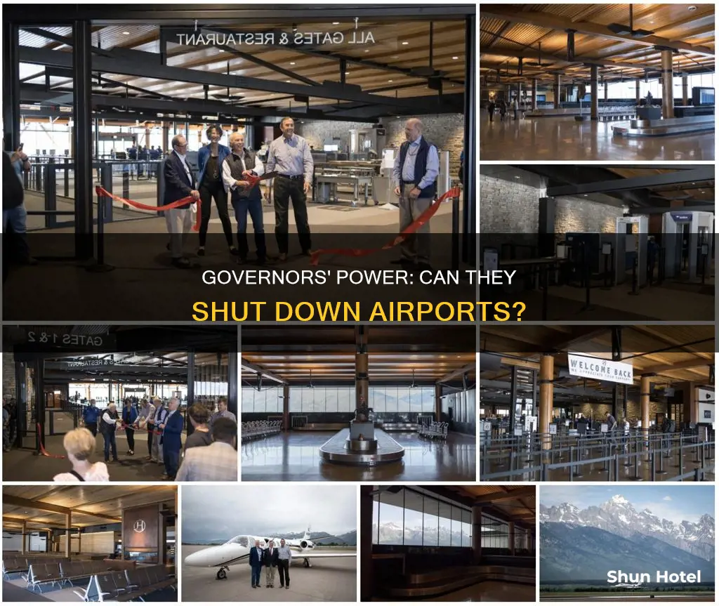 can a governor shut down an airport