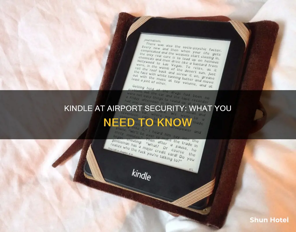 can a kindle go through airport security