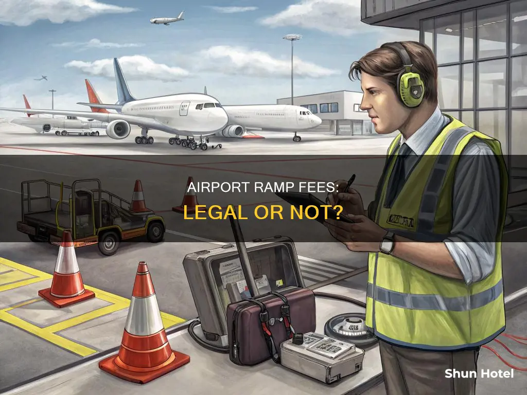 can a municipal airport charge ramp fee legally
