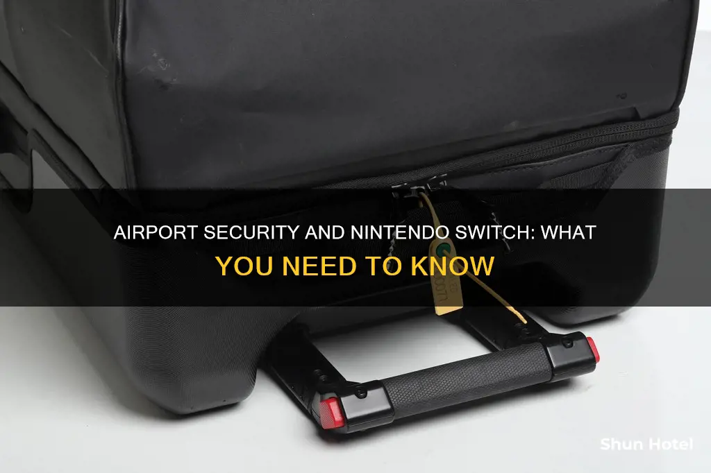 can a nintendo switch go through airport security