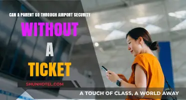 Parents: Airport Security Access Without Tickets
