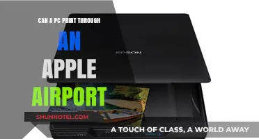 Printing from PC: Apple Airport Compatibility