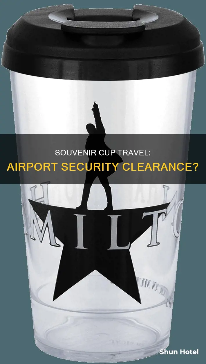 can a plastic souvenir cup pass airport