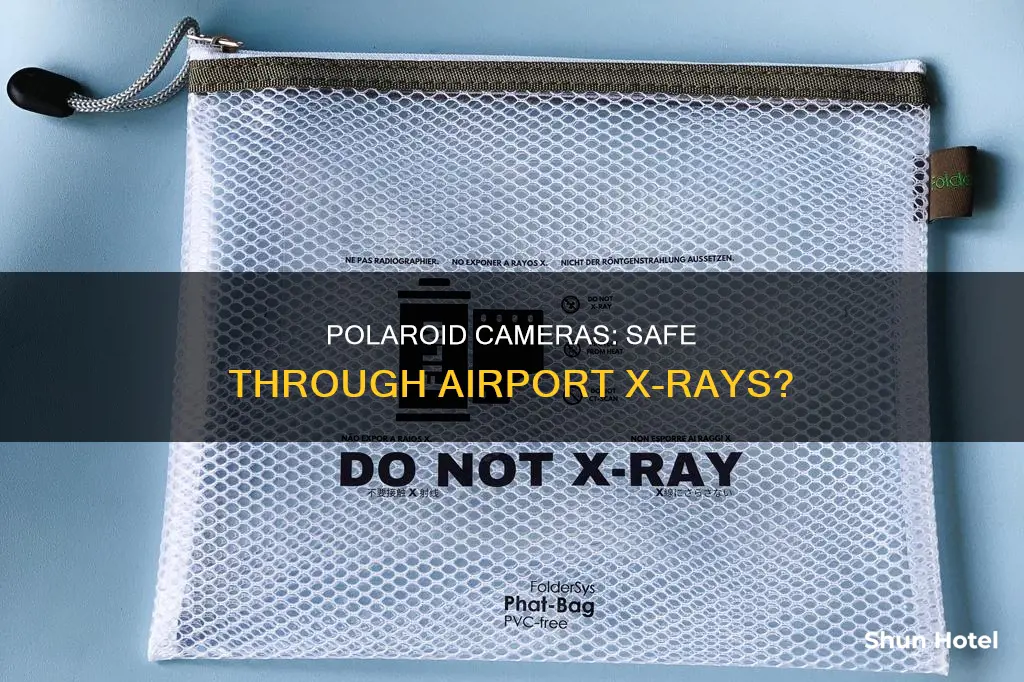 can a polaroid camera go through airport x ray