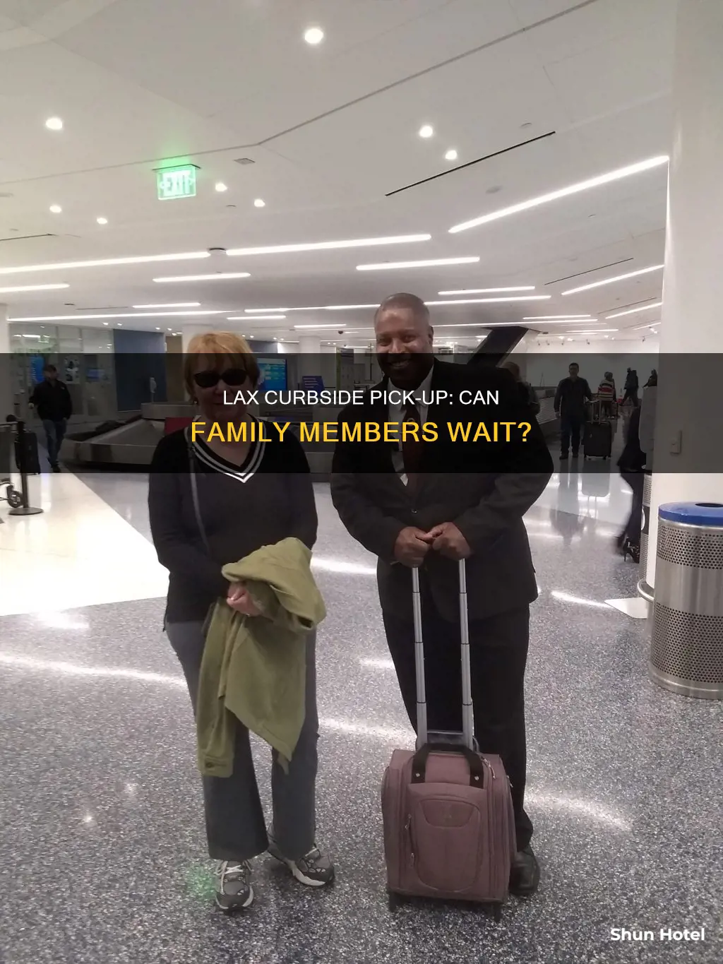 can a relative pick up passengers at lax airport curbside