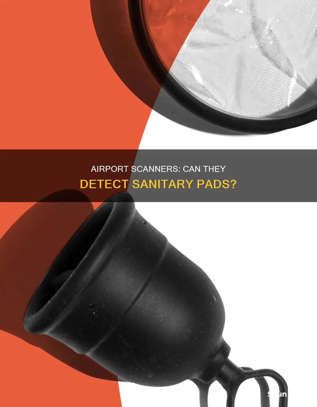 can a scanners at the airport detect pads