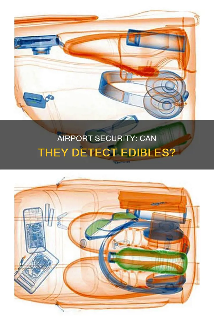 can a screebing at the airport see edibles