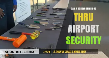 Airport Security: Screwdrivers and What You Can Bring