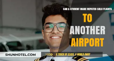 Solo Flights: Students Exploring New Airports Alone