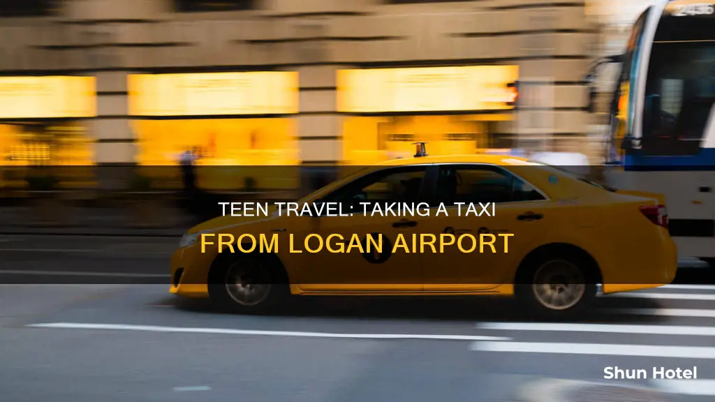 can a teenager take a taxi from logan airport
