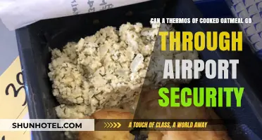 Airport Security Oatmeal Conundrum: Can I Bring My Thermos?