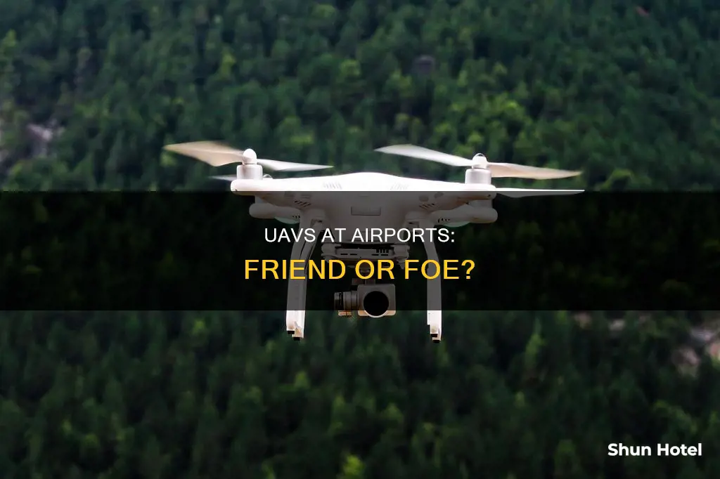 can a uav fly at an airport