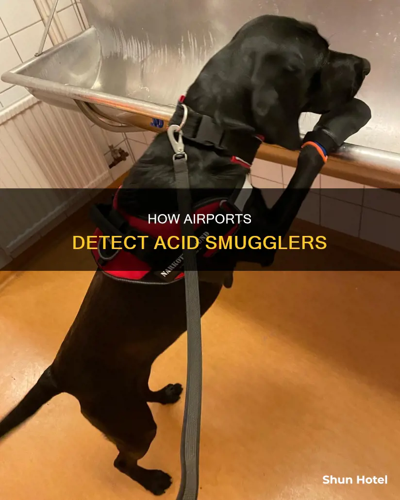 can acid be detected at airports