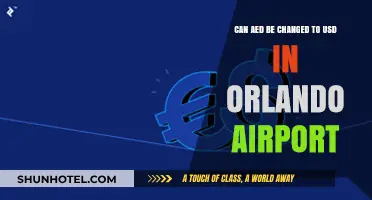 Converting AED to USD at Orlando Airport: Is it Possible?