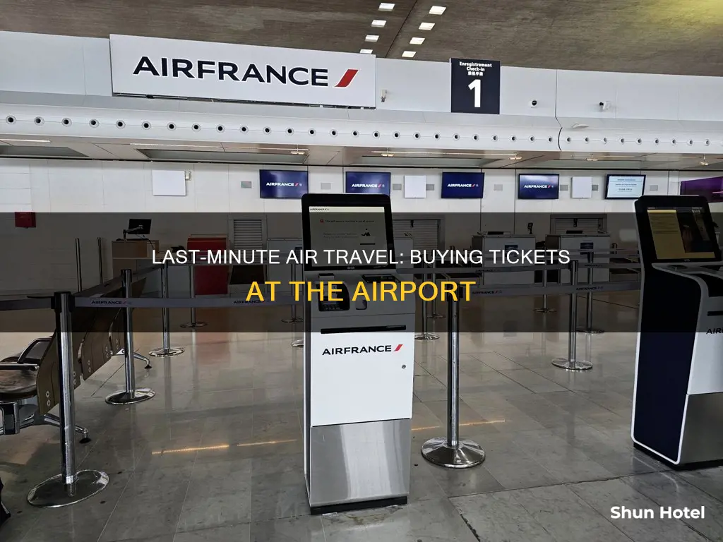 can airline tickets be purchased at the airport