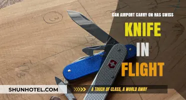 Airport Security: Can You Carry a Swiss Knife?