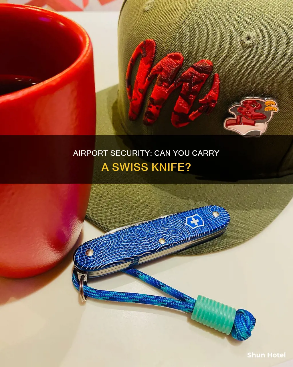 can airport carry on has swiss knife in flight