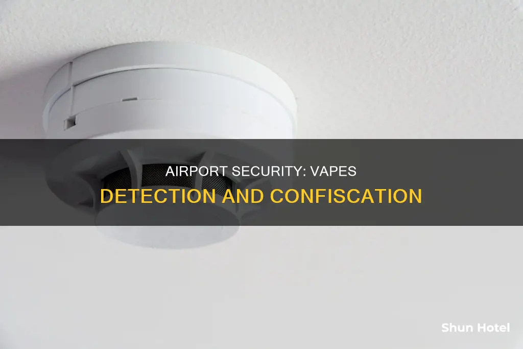 can airport detect vapes