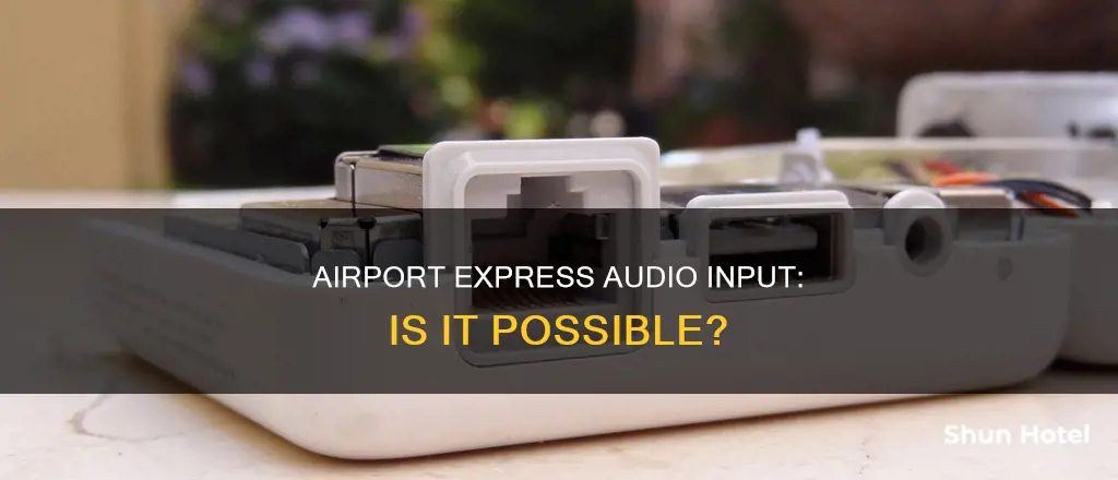 can airport express be input audio