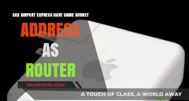 Airport Express: Same Subnet Address as Router?