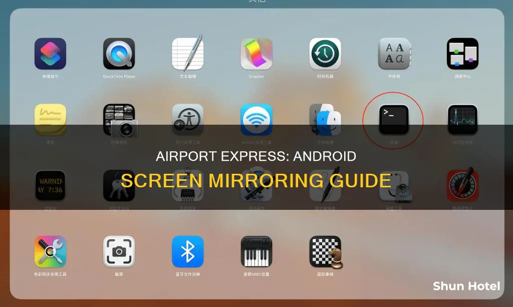 can airport express mirror android