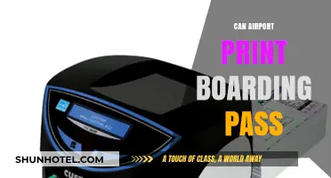 Airport Boarding Pass Printing: A Convenient Option