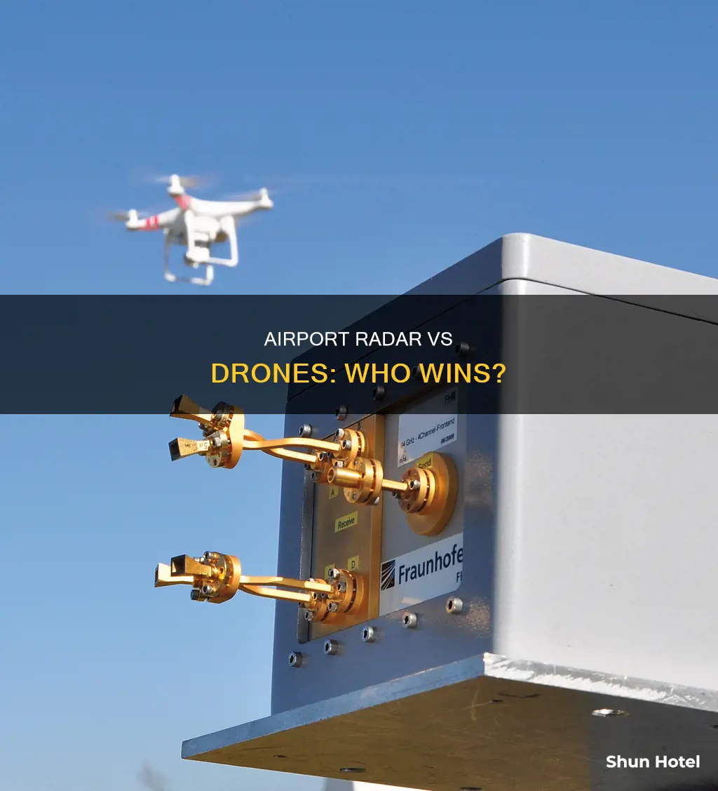 can airport radar pick up a small drone