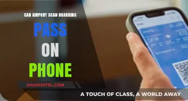 Airport Boarding: Phone Pass Scanning