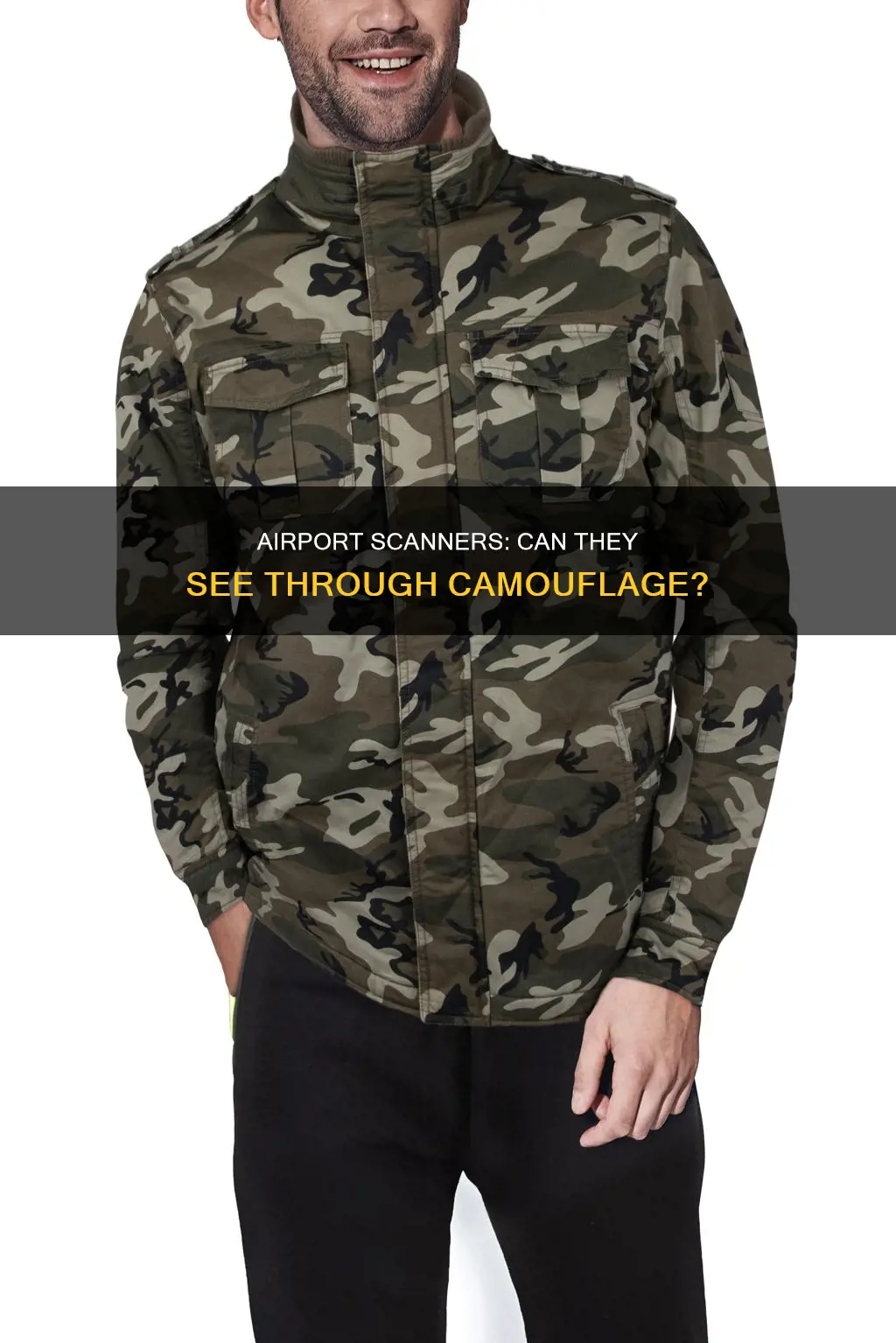 can airport scanners detect camouflage clothing