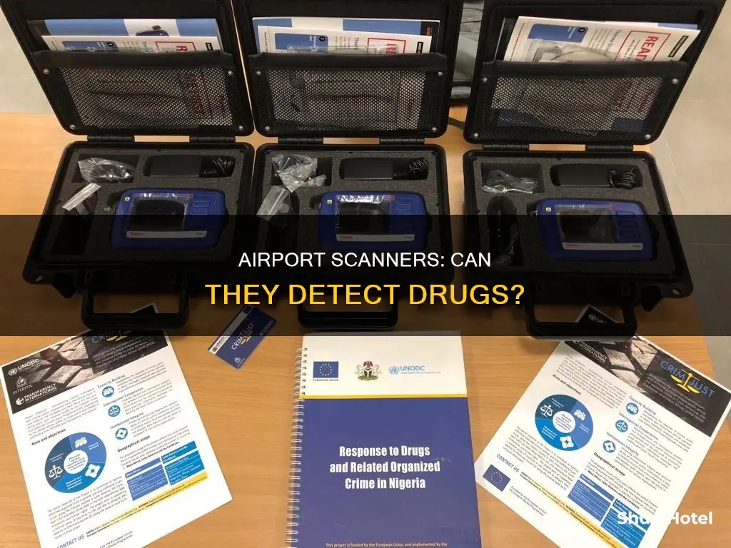can airport scanners detect drugs