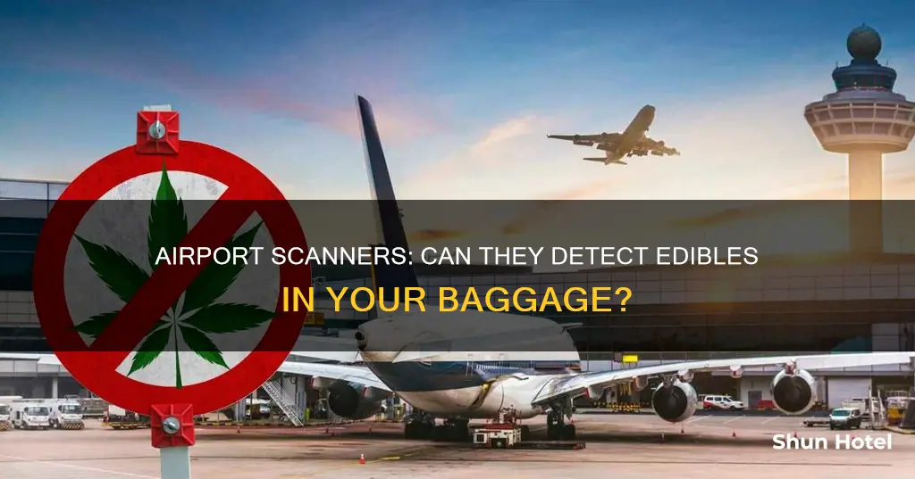 can airport scanners detect edibles