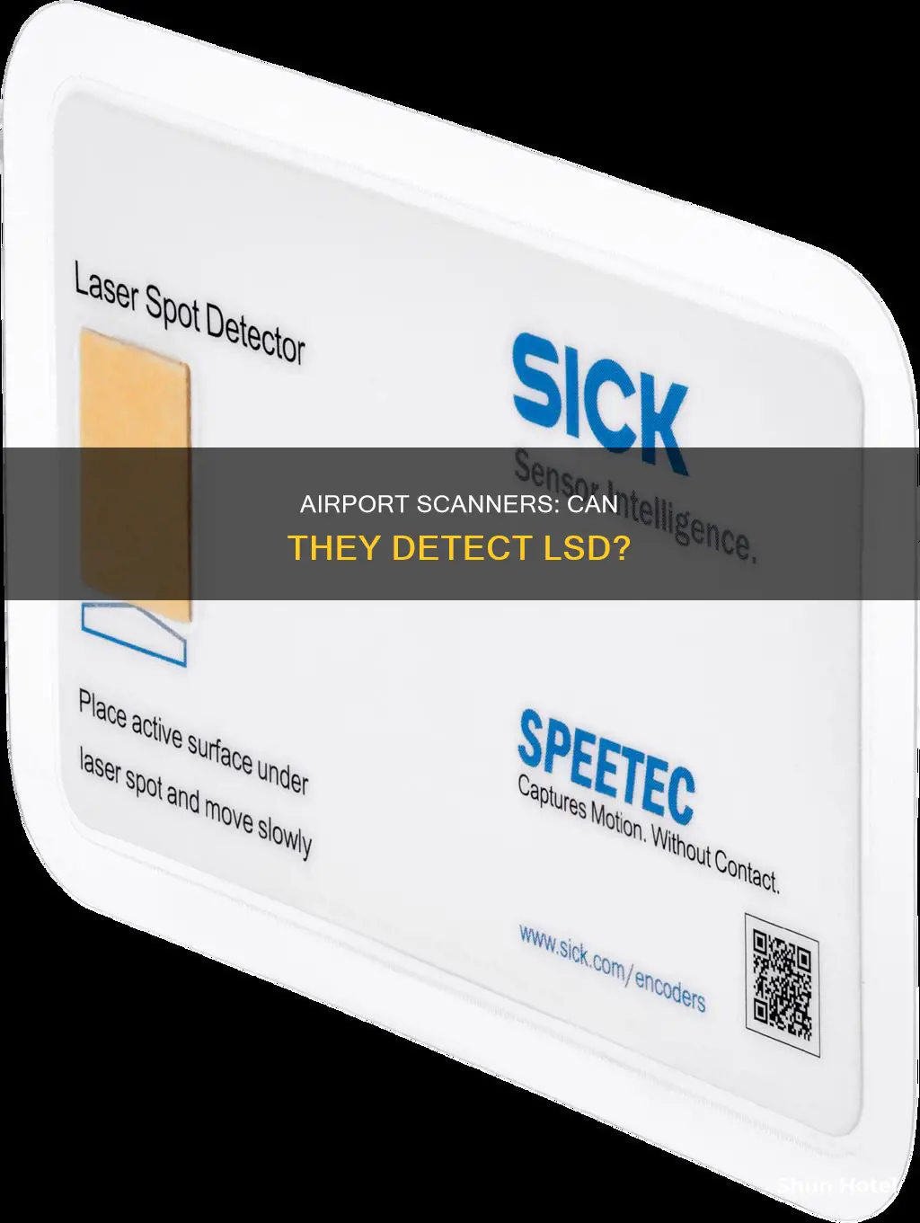 can airport scanners detect lsd