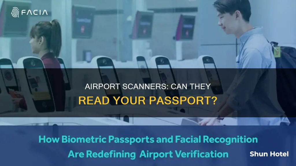 can airport scanners detect passport