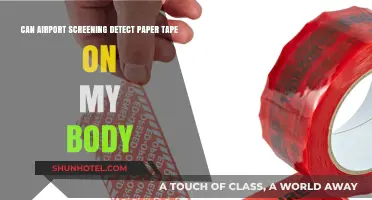Airport Screening: Can It Detect Paper Tape?