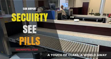 Airport Security and Pills: What's Visible?