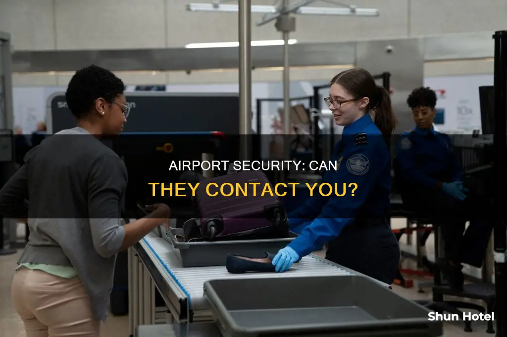 can airport security contact