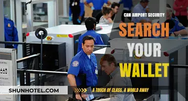 Airport Security: Can They Search Your Wallet?