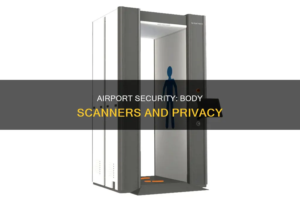 can airport security see inside your body